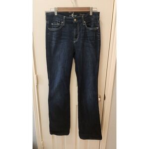 7 for all mankind zippers‎ kimmie boot cut jeans women's 29